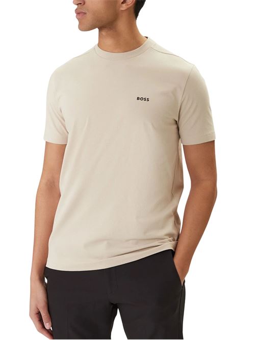 T-shirt stretch con logo Boss Green | 50506373275